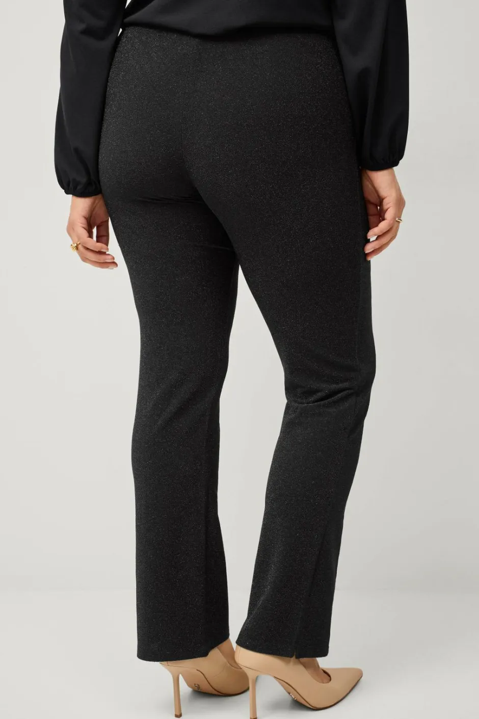 Sale Plus collection Bukser i lurex Dame Tights & Leggings