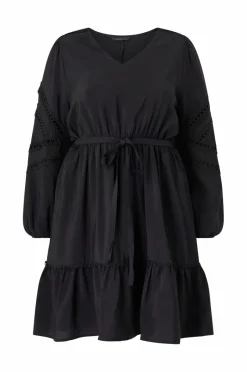 New Plus collection Kjole med blondedetaljer Dame Kjoler