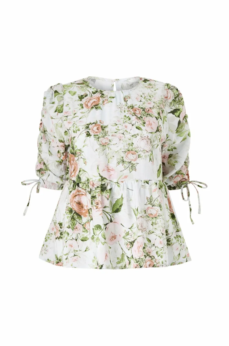 Clearance Plus collection Bluse med peplum Dame Skjorter & Bluser