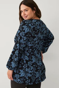 Outlet Plus collection Tunika med V-hals Dame Tunikaer|Toppe & Tank-Toppe