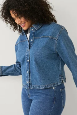 Plus collection Kort cowboyjakke Dame Jakker & Frakker