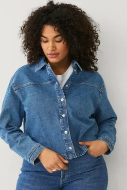 Plus collection Kort cowboyjakke Dame Jakker & Frakker