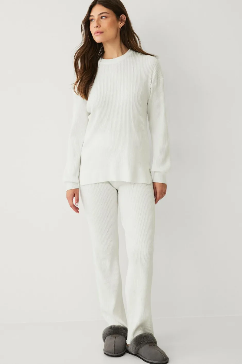 Ellos STUDIO Blød ribstrikket trøje^Dame Loungewear & Homewear|Sweatshirts & Hoodies