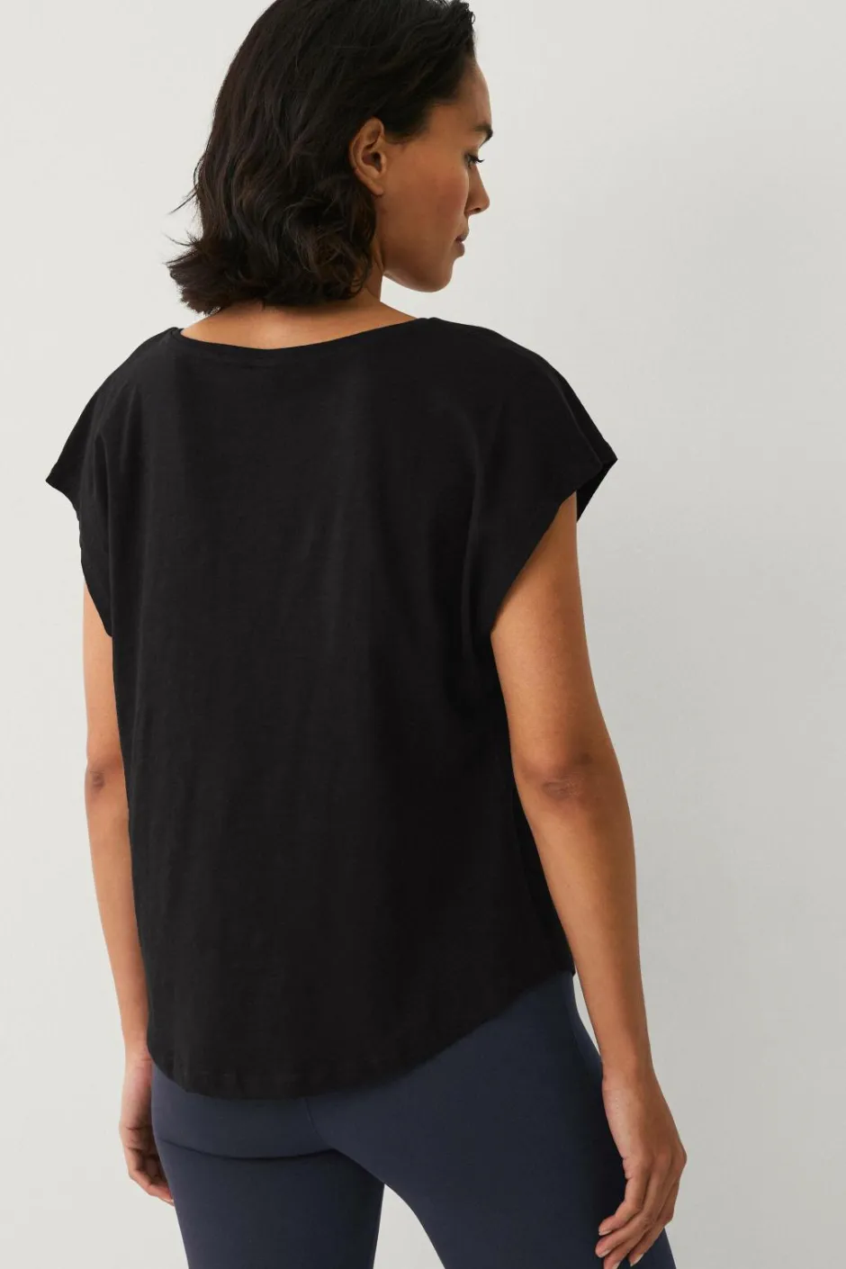 Ellos STUDIO Firkantet T-shirt blød^Dame Træningstøj|Træningstøj