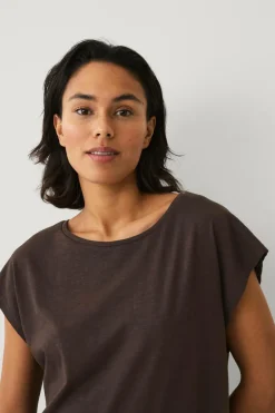 Best STUDIO Firkantet T-shirt blød Dame Træningstøj|Træningstøj