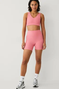 Outlet STUDIO Sports-bh V-neck Structure Dame Træningstøj|Træningstøj
