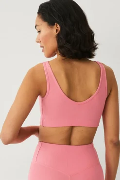 Outlet STUDIO Sports-bh V-neck Structure Dame Træningstøj|Træningstøj