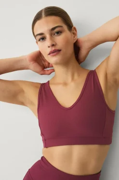 Ellos STUDIO Sports-bh V-neck Structure^Dame Træningstøj|Træningstøj