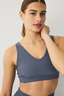 Discount STUDIO Sports-bh V-neck Structure Dame Træningstøj|Træningstøj
