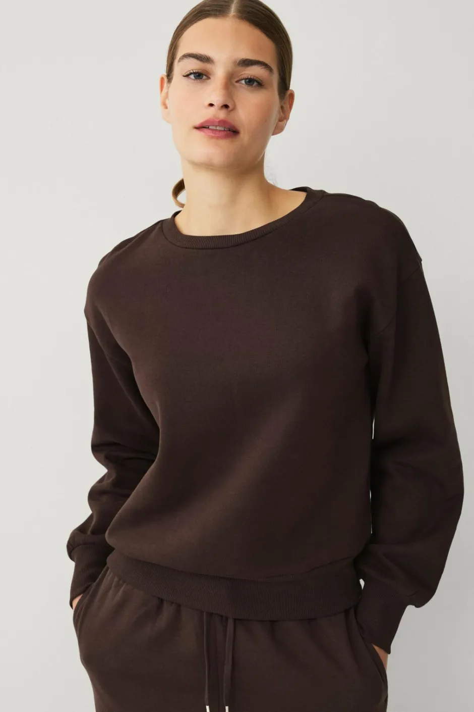 Sale STUDIO Sweatshirt med rund hals Dame Træningstøj|Træningstøj