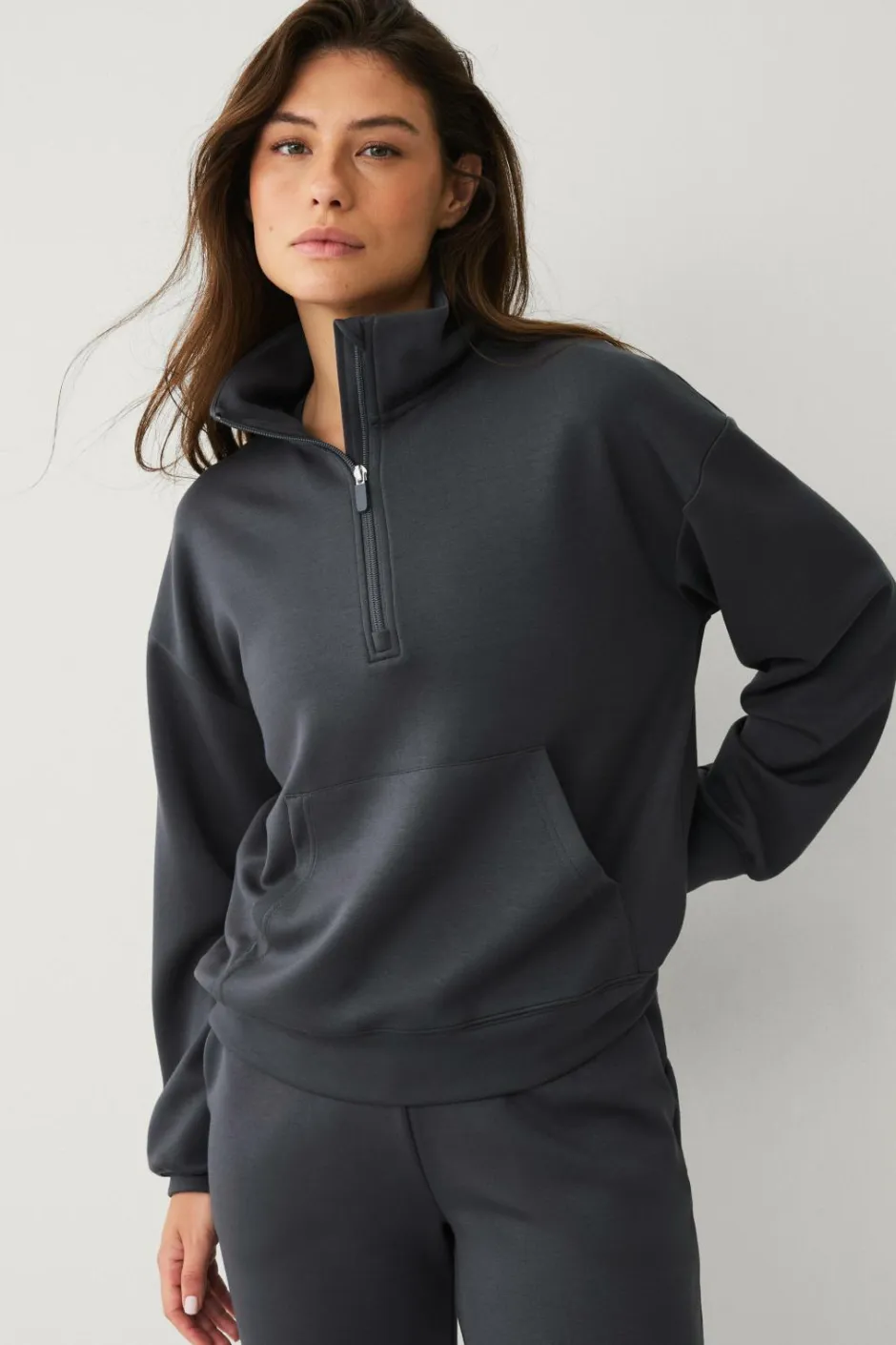 Outlet STUDIO Sweatshirt Tech Sweat Halfzip Dame Træningstøj|Træningstøj