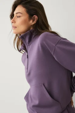 New STUDIO Sweatshirt Tech Sweat Halfzip Dame Træningstøj|Træningstøj