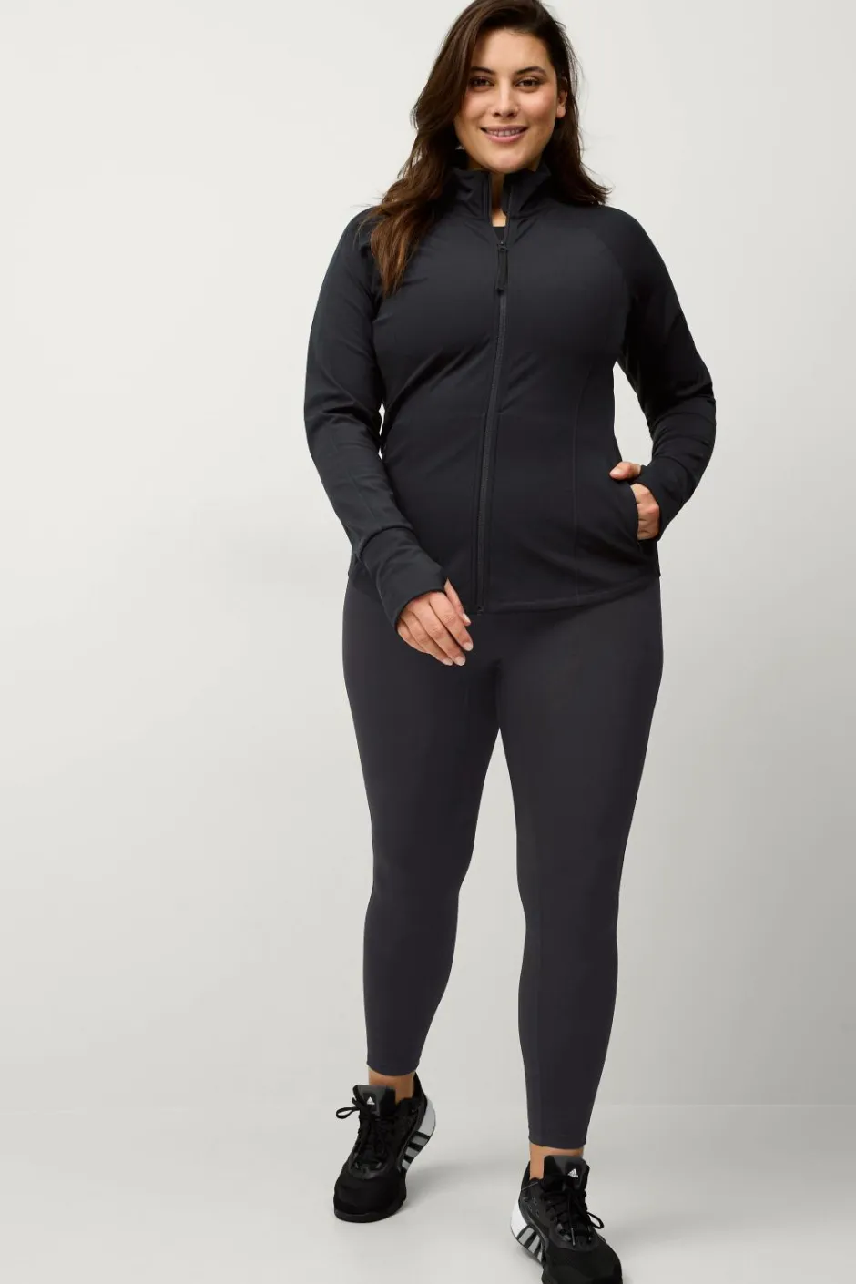 Ellos STUDIO Træningsjakke Warm Full Zip Core^Dame Træningstøj|Træningstøj