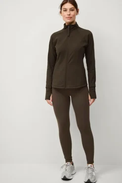 Ellos STUDIO Træningstights Warm Tights Flat Front Core^Dame Træningstøj|Træningstøj
