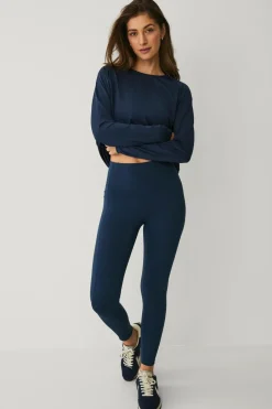 Discount STUDIO Træningstop Loose Top Core LS Dame Træningstøj|Træningstøj