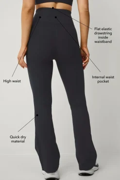 Discount STUDIO Træningstights Flare Structure Tights Dame Træningstøj|Træningstøj
