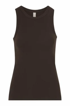 Sale STUDIO Yoga-tank top Tank Top Soft Rib Dame Træningstøj|Træningstøj