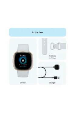 Fitbit Sense 2, Blue Mist/Soft Gold^Dame Ure|Ure