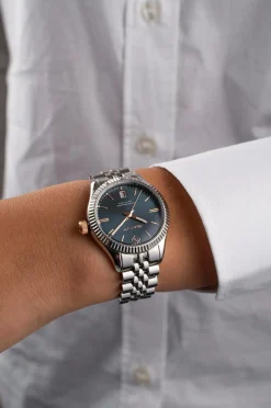 Outlet Sussex Denim blue/Stainless steel Dame Ure