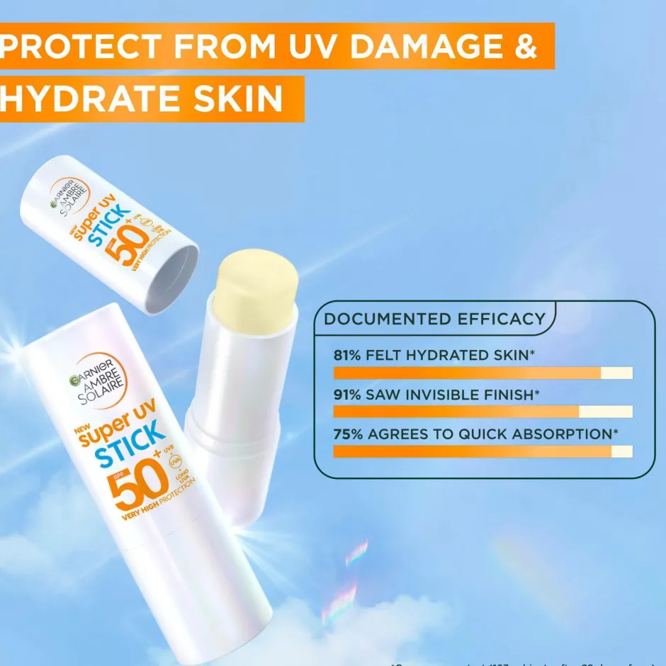 Ambre Solaire Super UV Invisible Stick Spf 50 Solbeskyttelse