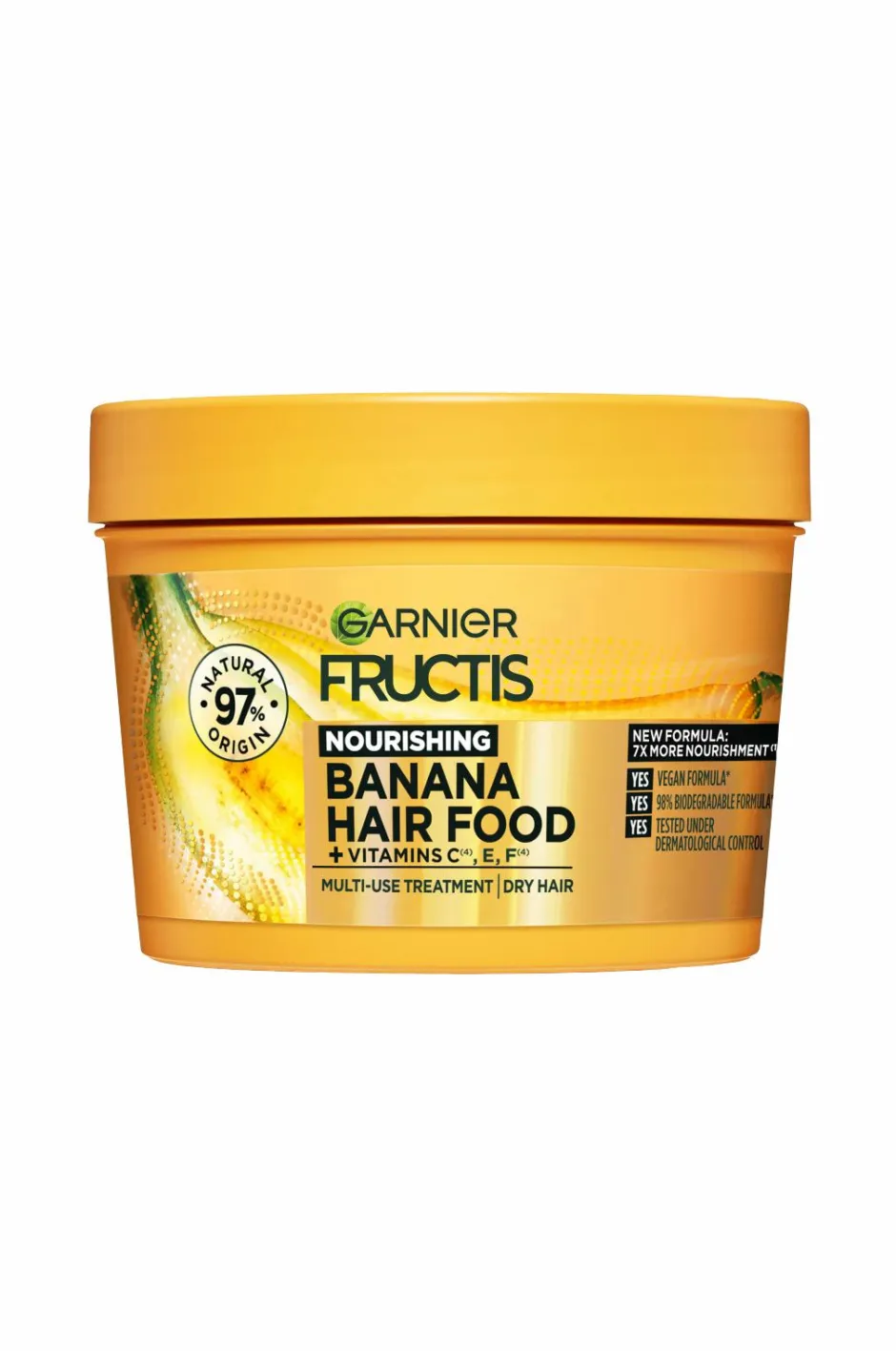 Garnier Fructis Hair Food Banana Hair Mask For Dry Hair 400 Ml^ Hårpleje