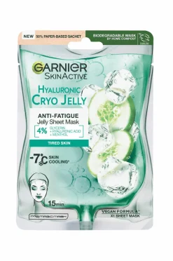 Online Skinactive Hyaluronic Cryo Jelly Face Sheet Mask For Tired Skin Ansigtspleje|Ansigtspleje