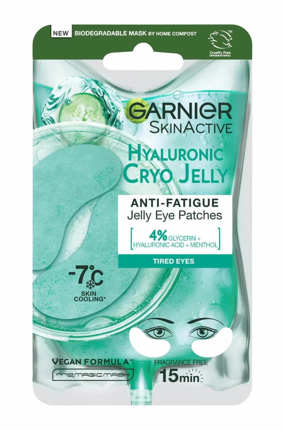 Best Skinactive Hyaluronic Cryo Jelly Eye Patches For Tired Eyes Ansigtspleje|Ansigtspleje