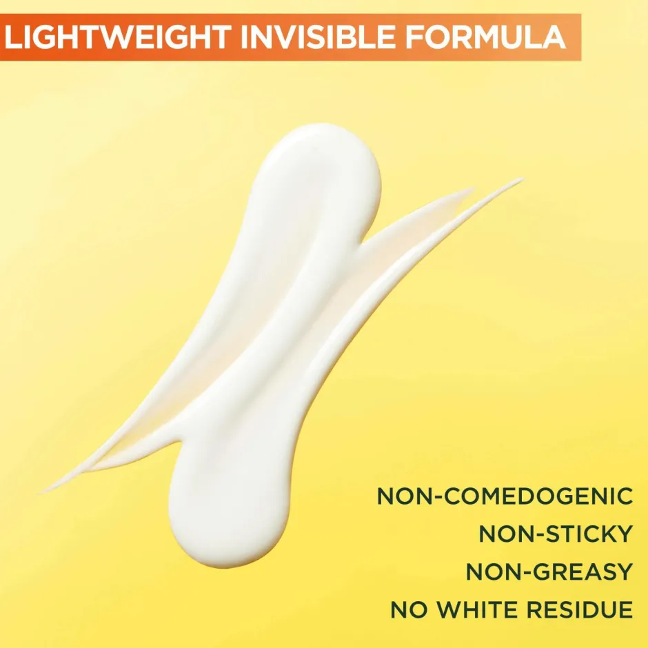 Garnier Vitamin C* Glow-Boosting Daily UV Fluid SPF50+ For Dull Skin Invisible 40 Ml^ Ansigtspleje|Ansigtspleje