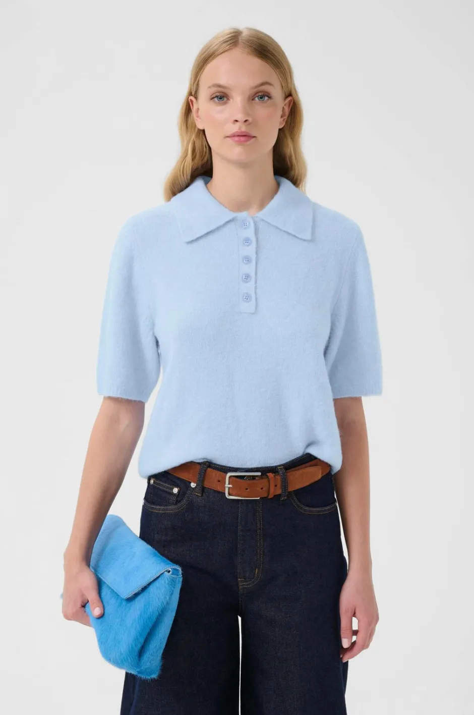 Gestuz Pullover GZalpha ss Polo^Dame Trøjer & Cardigans