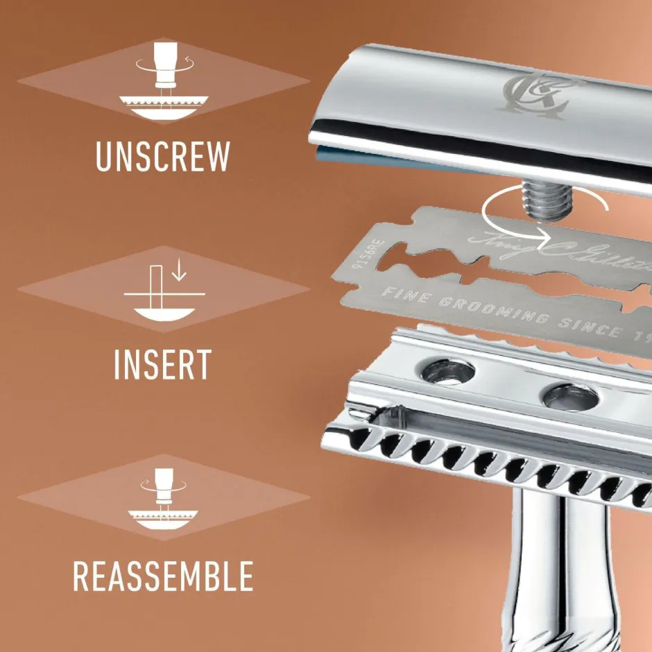Hot Dobbeltsidet sikkerhedsbarberblad - 10 stk. Barbering|Barbering