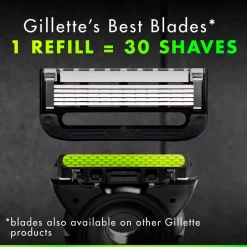 Gillette Udjævningsplan Labs + 2 barberblade, magnetisk stativ og rejseetui^ Barbering|Barbering