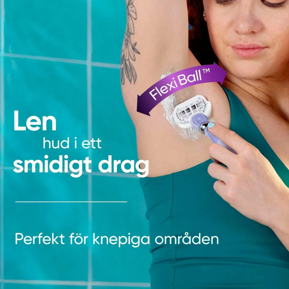 Gillette Udjævningsplan Extra Smooth Swirl + 1 barberblad^ Hårfjerning