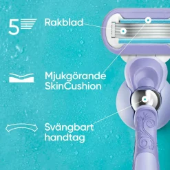 Gillette Udjævningsplan Extra Smooth Swirl + 1 barberblad^ Hårfjerning