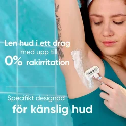 Gillette Udjævningsplan Pro Smooth Sensitive + 1 barberblad^ Hårfjerning