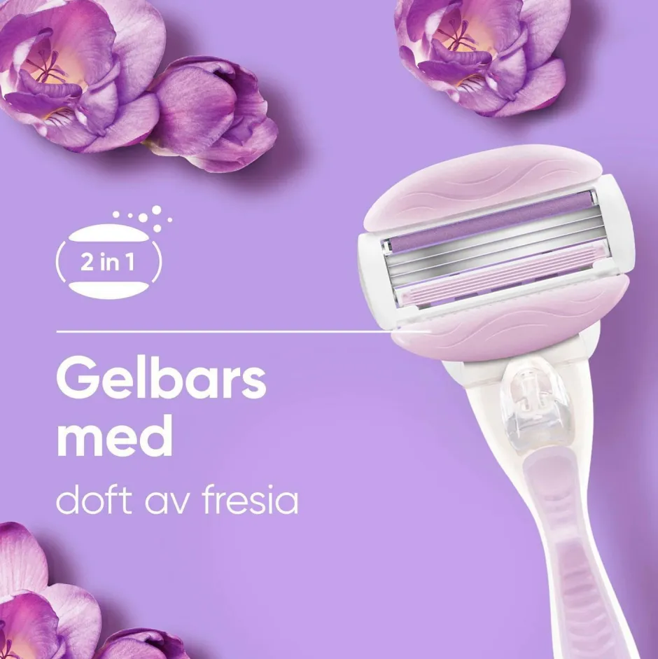 Discount Udjævningsplan Comfortglide Breeze + 4 barberblade Hårfjerning