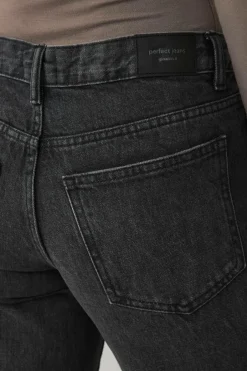 Gina Tricot Jeans Low Wide Front Seam^Dame Jeans