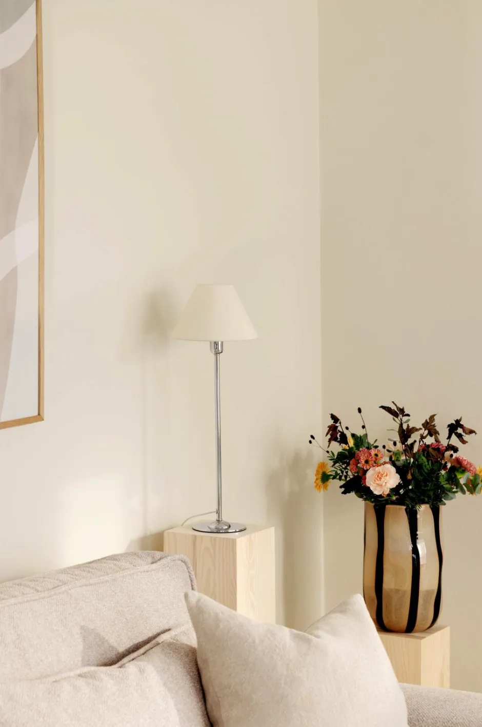 Online Bordlampe Base Iris 45 Lampefødder