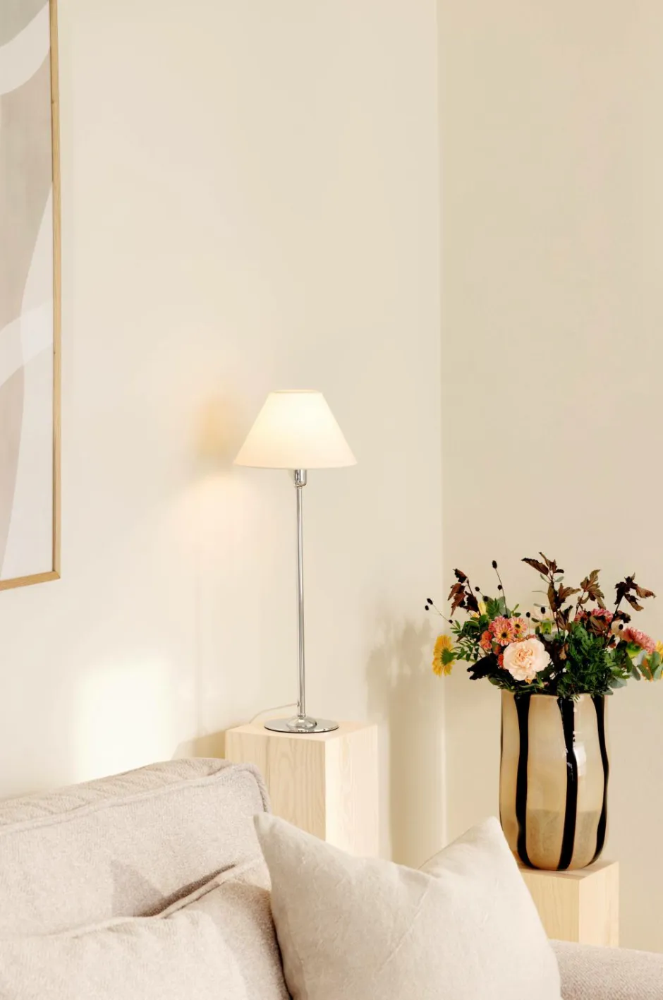 Online Bordlampe Base Iris 45 Lampefødder