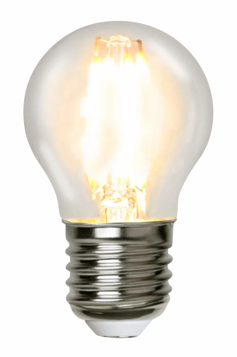 Ljuskälla E27 LED Filament Glob 45 mm, 4,2W Lyskilder