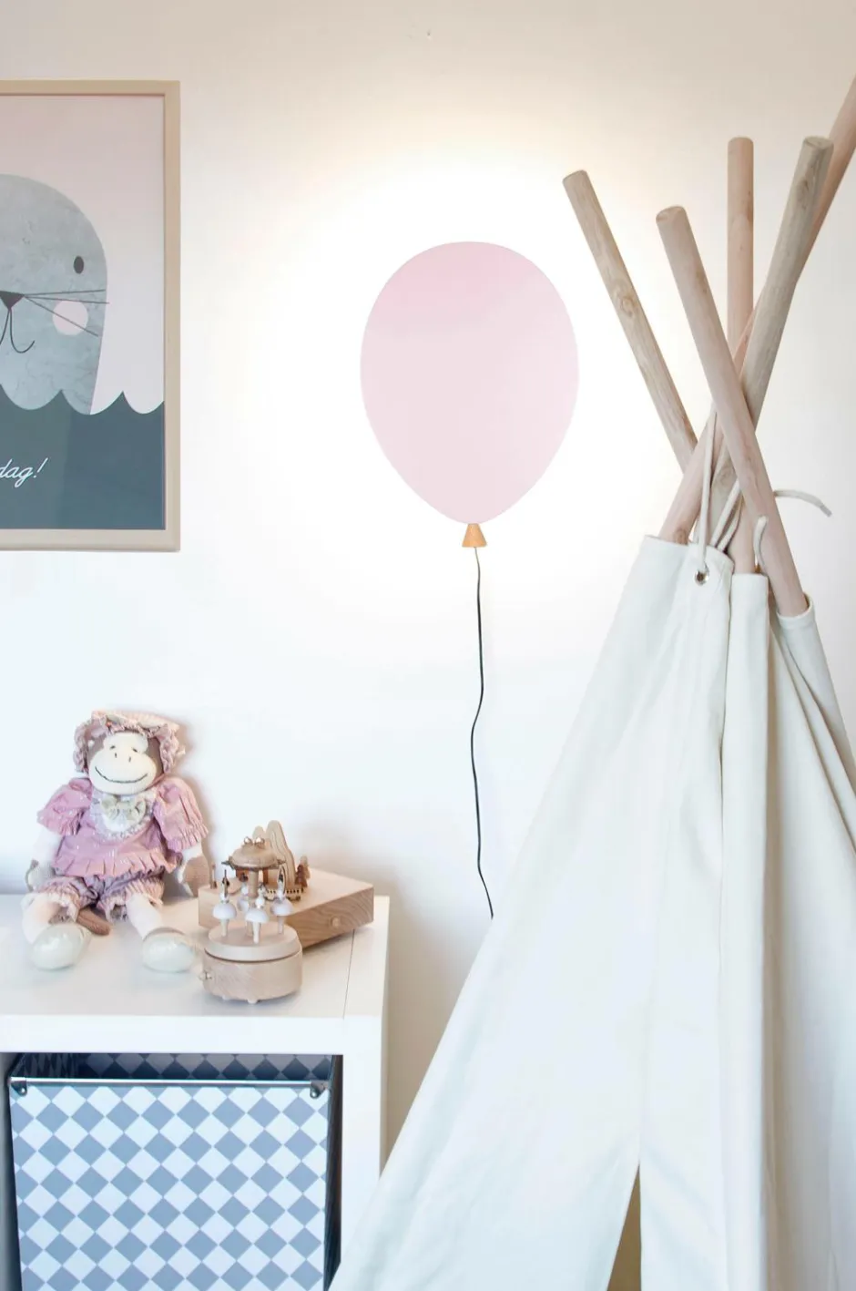 Globen Lighting Væglampe Balloon^Børn Børnelamper