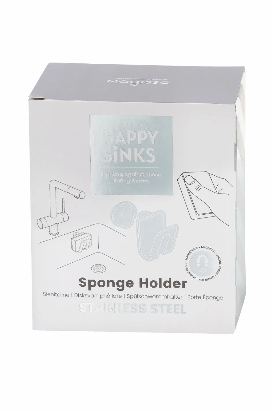 HAPPY SiNKS Holder til køkkensvamp^ Opvask & Rengøring