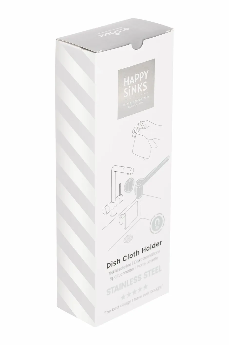 HAPPY SiNKS Holder til karklud^ Opvask & Rengøring