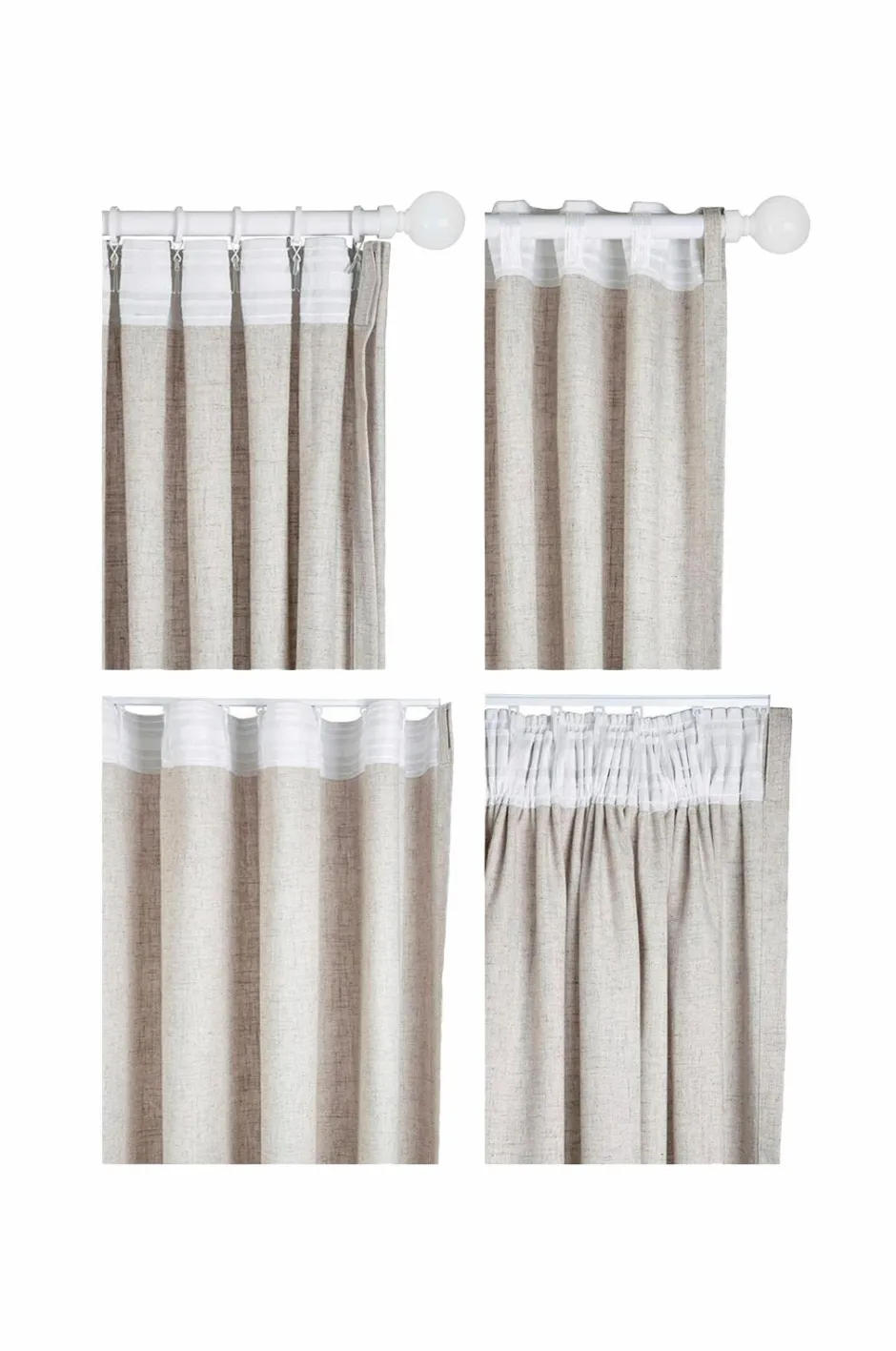 Hasta Gardin Lina 132x250^ Julegardiner