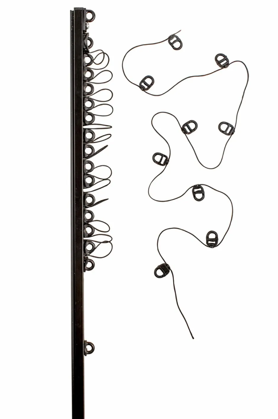 Hasta Gardinskinne U Wave 200 cm^ Gardintilbehør