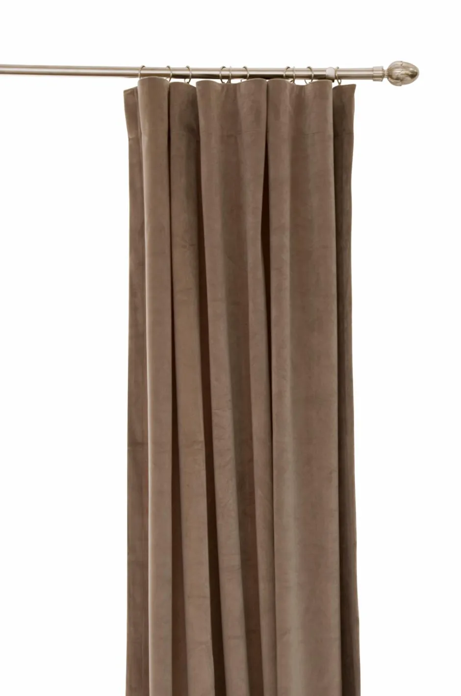 Best Smuk gardinlængde i velour Velourgardiner