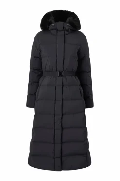 Áhkká Dunfrakke Gold Long Down Coat Matte^Dame Jakker & Frakker