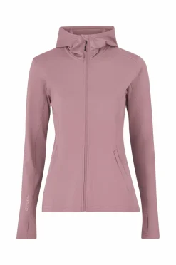 Áhkká Hættetrøje Power Fleece FZ Hoodie^Dame Træningstøj|Træningstøj
