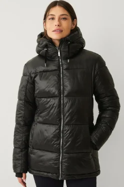 Online Jakke Gold Warm Jacket Shiny Dame Overtøj|Overtøj