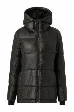 Online Jakke Gold Warm Jacket Shiny Dame Overtøj|Overtøj