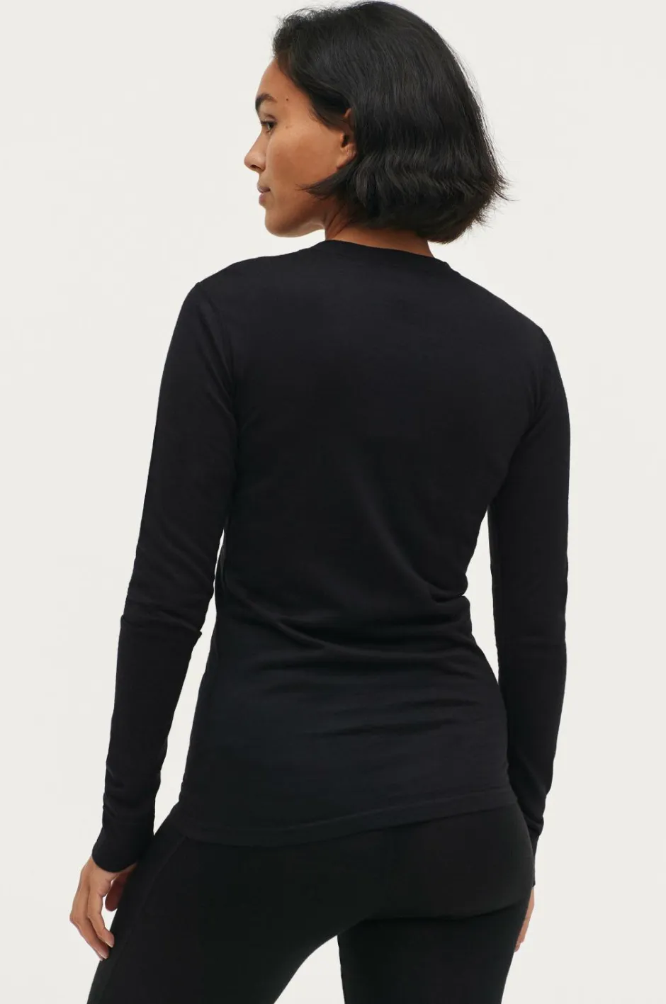 Langærmet undertrøje Merino Wool LS Tee W Dame Skiundertøj|Skiundertøj